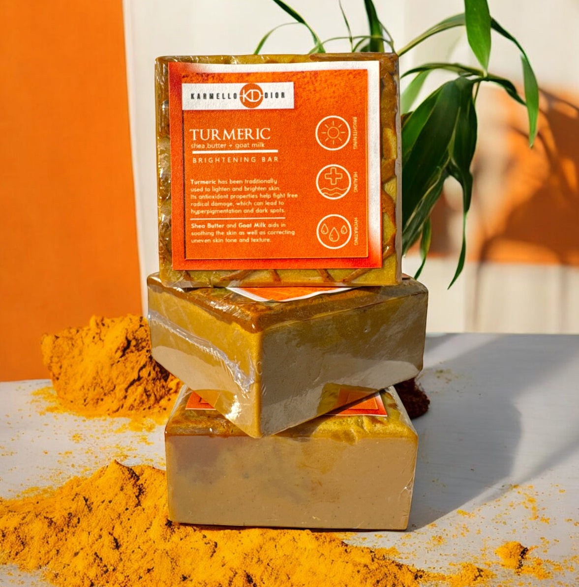 The Corrector- Turmeric+Shea Butter+Goat Milk Brightening Bar